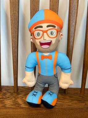 Blippi 12-inch Soft Plush Stuffed Figure Doll